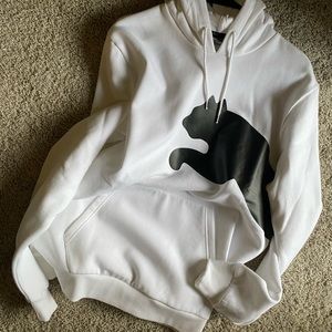 Puma White Hoodie